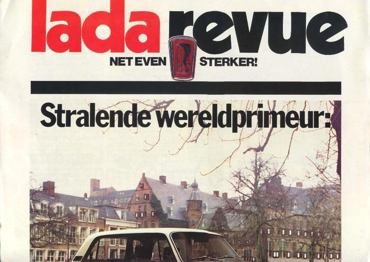 Folder Lada revue 1981, Boeken, Auto's | Folders en Tijdschriften, Zo goed als nieuw, Overige merken, Ophalen of Verzenden