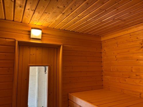 Zelfgemaakte sauna met elektrische saunakachel, Sport en Fitness, Sauna, Zo goed als nieuw, Onderdelen, Fins of Traditioneel, Ophalen