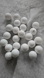 witte sneeuwbal kerstballen 23 stuks, Diversen, Ophalen of Verzenden
