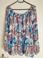Mooie vrolijke  ballontop zgan maat 46-50, Ophalen of Verzenden, Zo goed als nieuw, Blauw, Shirt of Top