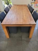 Teakhouten Eettafel - Zo Goed Als Nieuw, Huis en Inrichting, Tafels | Eettafels, 100 tot 150 cm, Teakhout, 200 cm of meer, Ophalen of Verzenden