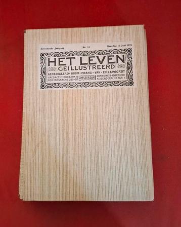 Ingebonden tijdschriften 'Het Leven Geïllustreerd' uit 1922 beschikbaar voor biedingen
