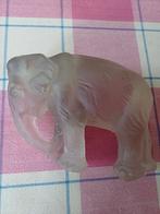 Heinrich hoffmann beeldje olifant mat persglas frantisek paz, Antiek en Kunst, Ophalen