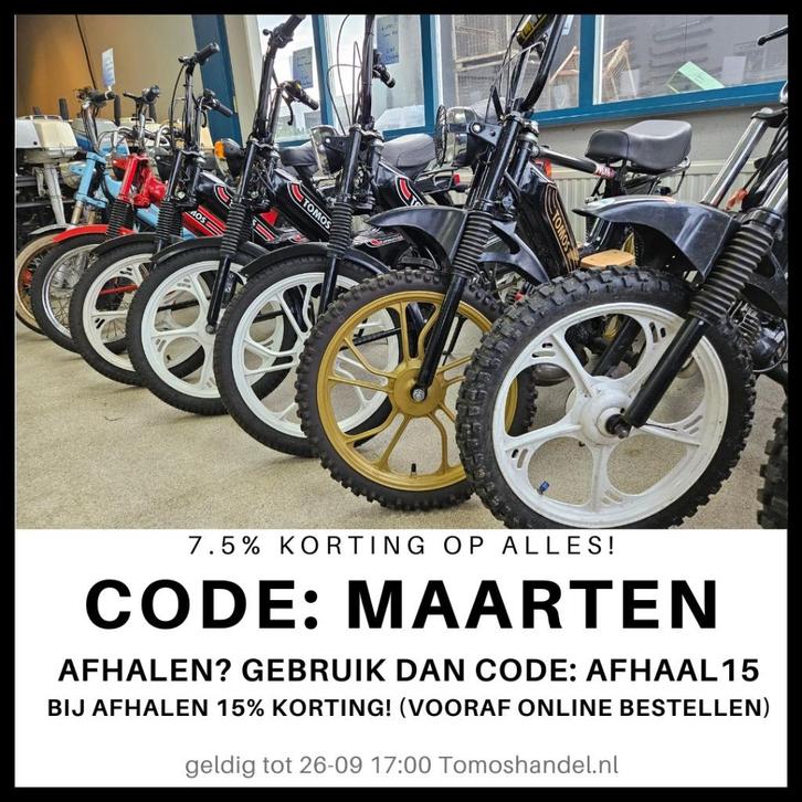 Kortingen op alles! Uitlaat, crossband, cilinder 65cc 50cc, Fietsen en Brommers, Brommeronderdelen | Algemeen, Gebruikt, Overige typen