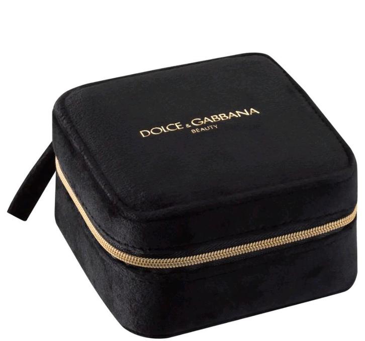 Dolce & Gabbana Make-up Case Toilettas Fluweel, Sieraden, Tassen en Uiterlijk, Toilettassen, Nieuw, Zwart, Verzenden