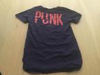 Nik&Nik T-shirt 116 - Donkerblauw PUNK, Ophalen of Verzenden, Zo goed als nieuw, Jongen of Meisje, Shirt of Longsleeve