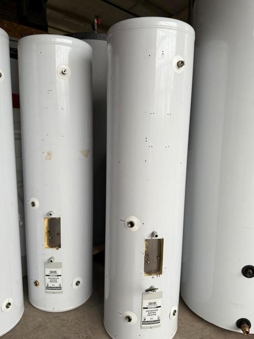 Oso Hotwater rvs 150 liter met spiraal, Doe-het-zelf en Verbouw, Geisers en Boilers, Gebruikt, Boiler, 100 liter of meer, Minder dan 3 jaar oud