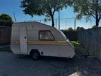 Retro Kip Kompakt 1988 , 2 zitjes , droge caravan met luifel, Caravans en Kamperen, Caravans, Schokbreker, Kip, Treinzit, Tot en met 3