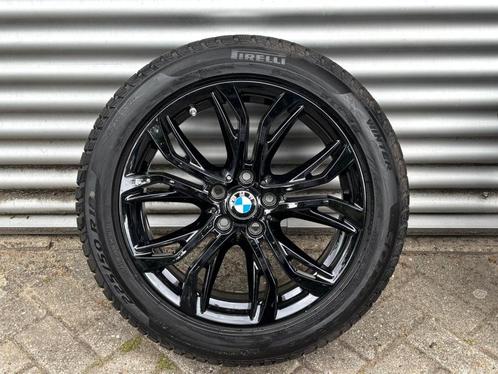 Set BMW 18 inch velgen Zwart met nieuwe winterbanden, Auto-onderdelen, Banden en Velgen, Banden en Velgen, Winterbanden, 18 inch