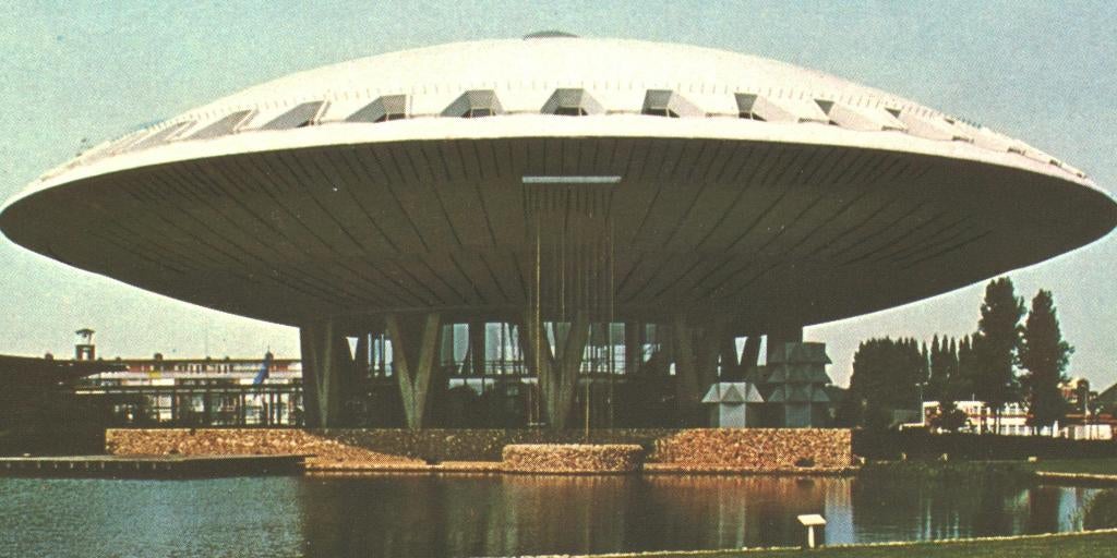 964759 Eindhoven N Br Evoluon Wederopbouw Philips Nette oude, Ophalen of Verzenden, 1960 tot 1980, Ongelopen, Noord-Brabant
