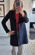 Donkerblauwe lange blazerjas van Esprit | Maat S, Kleding | Dames, Maat 38/40 (M), Blauw, Ophalen of Verzenden, Zo goed als nieuw