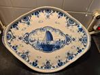 Antieke Delfts blauwe serveerschaal Erven Lucas Bols, Antiek en Kunst, Ophalen of Verzenden