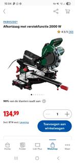 Parkside Afkortzaag met Verstekfunctie 2000W, Doe-het-zelf en Verbouw, 70 mm of meer, Nieuw, Ophalen of Verzenden, Parkside