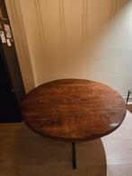Ronde eettafel - 150cm - Donkerbruin - 1 jaar oud, Huis en Inrichting, Overige houtsoorten, Gebruikt, Rond, Ophalen of Verzenden