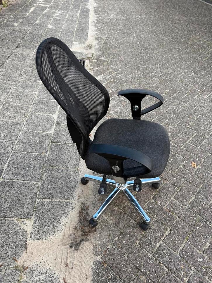 Topstar Sitness H2 Bureaustoelen - Set van 4, Huis en Inrichting, Bureaustoelen, Gebruikt, Bureaustoel, Zwart, Ergonomisch, Ophalen