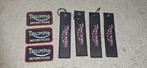 3x Triumph opnaai emblemen, en 4x Triumph sleutelhangers, Ophalen of Verzenden, Nieuw, Auto's