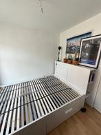 Ikea bed (200 x 140 cm), Huis en Inrichting, Slaapkamer | Bedden, Ophalen, Wit, Tweepersoons, 140 cm