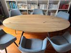 Prachtige ovale eiken eettafel, Huis en Inrichting, Tafels | Eettafels, Ophalen, 100 tot 150 cm, Eikenhout, 200 cm of meer