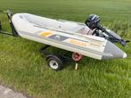 Rubberboot met 6pk mercury en trailer, Watersport en Boten, Aluminium, Benzine, Minder dan 70 pk, Ophalen