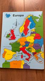 Houten puzzel Europa, Ophalen of Verzenden, Zo goed als nieuw