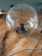 Glazen bol lamp, Ophalen, Gebruikt, Glas, Minder dan 50 cm