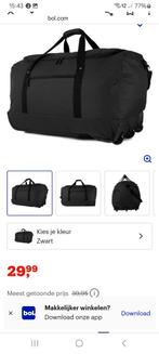 Norlander vakantietas met wielen, Ophalen, Nieuw, Zwart, 30 cm of meer