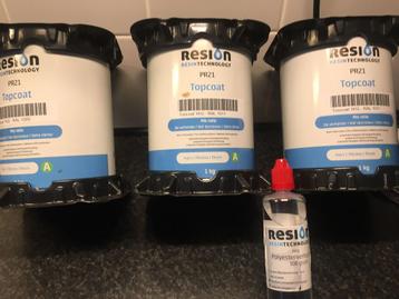 Polyester verf | topcoat | Resion pr21 | ral 1000 en 1011 beschikbaar voor biedingen