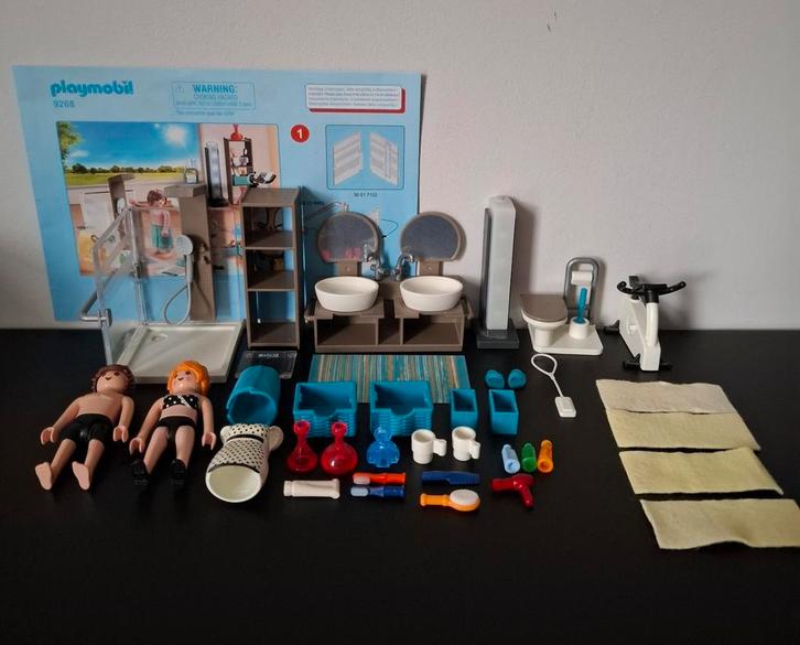 Playmobil Badkamer 9268, Kinderen en Baby's, Speelgoed | Playmobil, Zo goed als nieuw, Complete set, Ophalen of Verzenden
