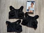 3 Compressie BH’s Carefix Maat M, Kleding | Dames, Ondergoed en Lingerie, Carefix, Ophalen of Verzenden, Zwart, BH