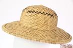 Vintage Safari hoed natuurlijk geel stro 53/54 = XS unisex, Kleding | Dames, Carnavalskleding en Feestkleding, Ophalen of Verzenden