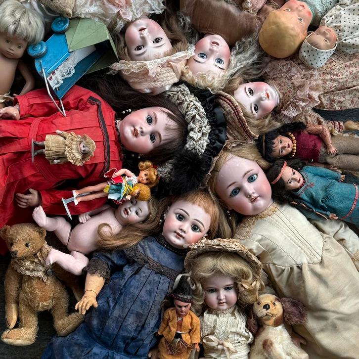 Antieke pop / poppen verzamelen / oude pop, Antiek en Kunst, Antiek | Speelgoed, Ophalen