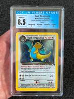 Pokémon CGC 8.5 Dark Dragonite Holo #5 Team Rocket series, Ophalen of Verzenden, Zo goed als nieuw, Losse kaart, Foil