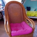 Fauteuil rotan / riet, Huis en Inrichting, Fauteuils, Ophalen, Gebruikt, 50 tot 75 cm, Riet of Rotan