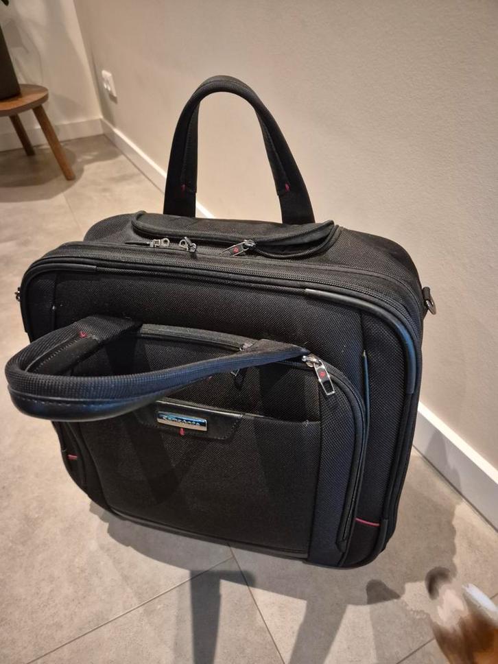 Samsonite Laptoptas op Wielen met Kledingvak, Sieraden, Tassen en Uiterlijk, Tassen | Reistassen en Weekendtassen, Zo goed als nieuw