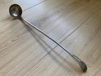 Verzilverde Bowl- lepel 32 cm., Ophalen of Verzenden, Zo goed als nieuw