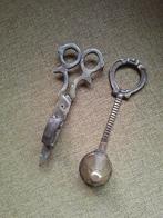 Antieke lontenschaar en kaarsendover, Ophalen of Verzenden