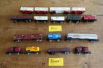 16 stuks Piku en Jouef wagons. Circuswagon, Hobby en Vrije tijd, Modeltreinen | H0, Ophalen of Verzenden, Gebruikt, Wagon, Jouef