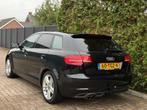 Audi A3 Sportback 2.0 TFSI Quattro S-Line Trekhaak, Auto's, Euro 5, Zwart, 1984 cc, Leder en Stof