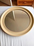 Ronde vintage - retro (badkamer) spiegel, Huis en Inrichting, Minder dan 50 cm, Gebruikt, Ophalen of Verzenden, Minder dan 100 cm