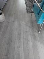 Grijze Laminaatvloer - Houtlook Planken, Ophalen, Kunststof, 5 tot 10 m², Zo goed als nieuw