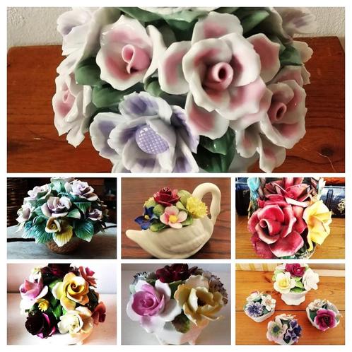 Bloemenmand porselein Royal doulton Coalport Healacraft etc, Antiek en Kunst, Curiosa en Brocante, Ophalen of Verzenden