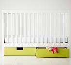 STUVA meegroei kinderbedje met lades en kledingkast Groen, Kinderen en Baby's, Kinderkamer | Bedden, Ophalen, Zo goed als nieuw