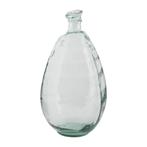 Vaas recycle - 48x25 cm, Glas, Zo goed als nieuw, Ophalen, Overige kleuren