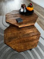 2 leuke salontafeltjes aangeboden, Huis en Inrichting, Tafels | Salontafels, Ophalen, 50 tot 100 cm, Zo goed als nieuw, Minder dan 50 cm