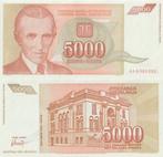 JOEGOSLAVIE 1993 5000 dinara #128 UNC, Verzenden, Joegoslavië, Los biljet