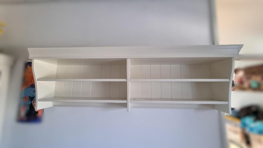 Ikea wandkast/wandrek Liatorp, Huis en Inrichting, Kasten | Dressoirs, Ophalen, Met plank(en), Gebruikt, 100 tot 150 cm