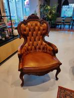 Mooie Chesterfield barok fauteuil stoel, Antiek en Kunst, Antiek | Meubels | Stoelen en Banken, Ophalen of Verzenden
