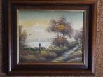Schilderij Landschap, Antiek en Kunst, Kunst | Schilderijen | Klassiek, Ophalen