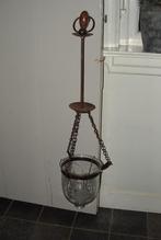 Dewan's collection Bell jar hanglamp lantaarn lamp - 2 stuks, Minder dan 50 cm, Gebruikt, Ophalen of Verzenden, Glas