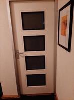 Svedex opdekdeur met glas(2.01 x 83) linksdraaiend, Ophalen, 80 tot 100 cm, Binnendeur, 200 tot 215 cm